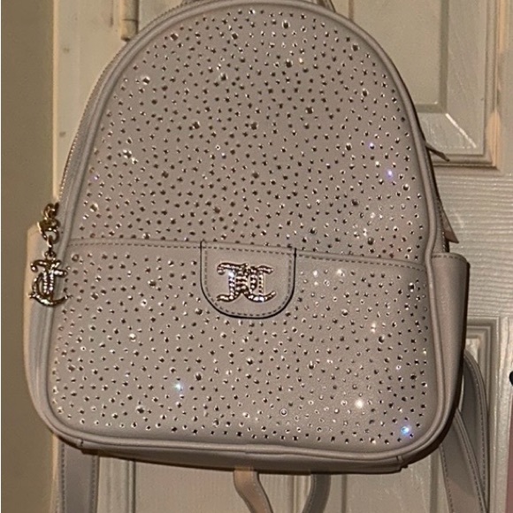 NWT TikTok Viral Juicy Couture White Bling Bag Purse - Picture 3 of 5